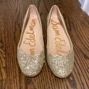 Sam Edelman Gold Flats size 8.5M